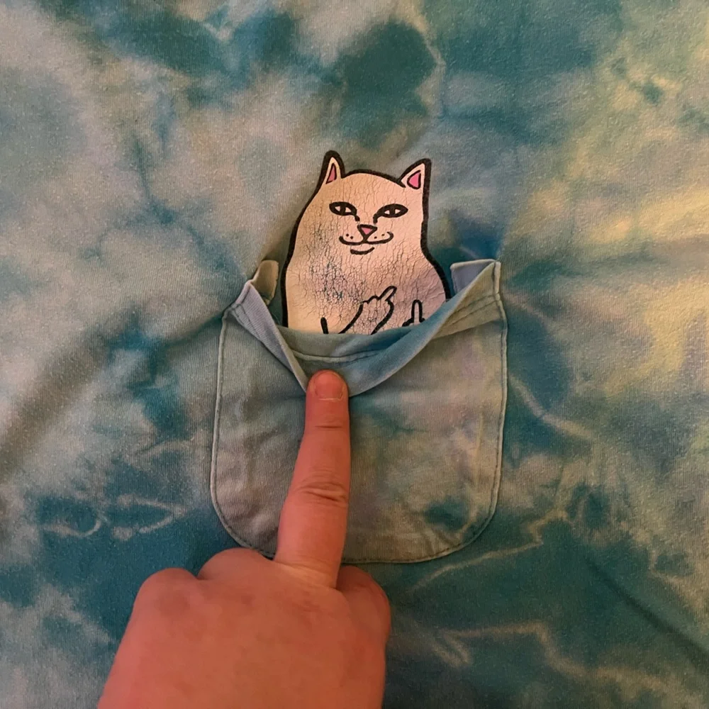 Ripndip Tie-Dye Cat Pocket Tee